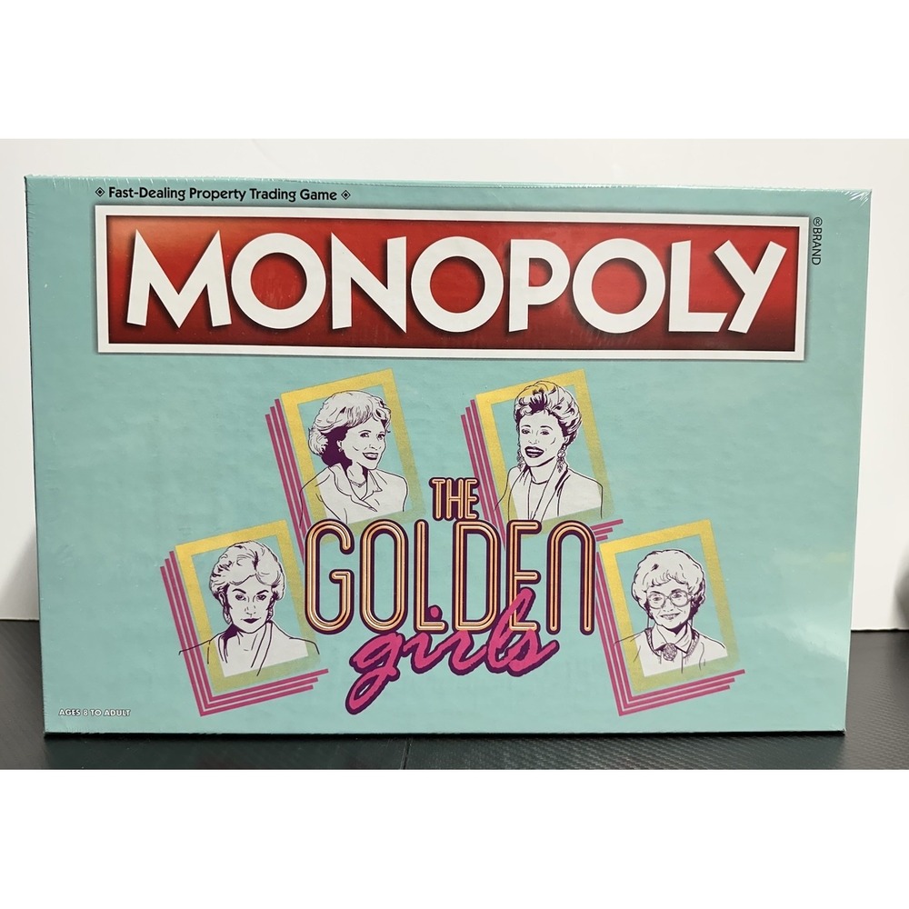 Monopoly Hasbro The Golden Girls Edition Board Game USAopoly TV Show New Sealed